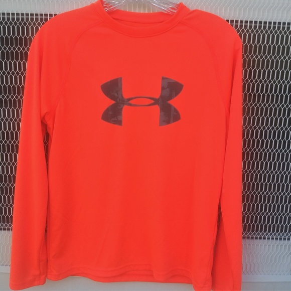 Under Armour Other - Under Armour Neon Long Sleeve Heat Gear Shirt